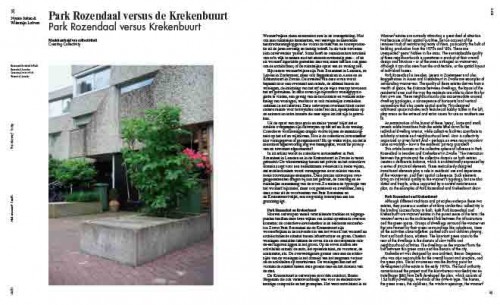 Park Rozendaal versus Krekenbuurt