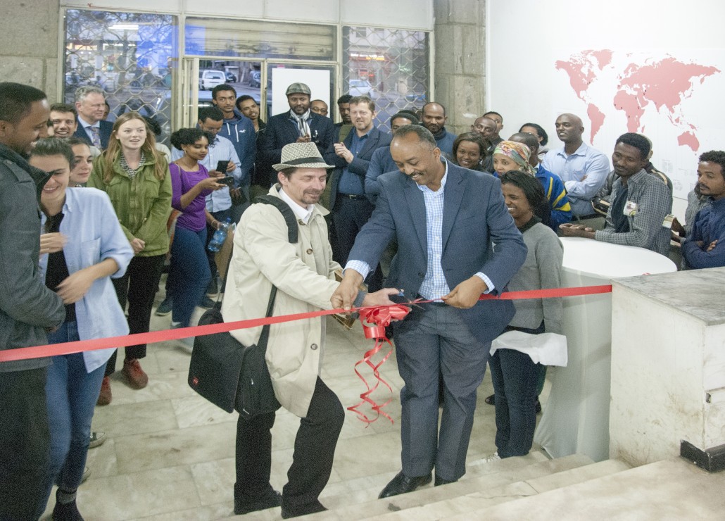Global Housing Exhibition in Addis Ababa opened by Peter Russell and Wondwossen Demrew