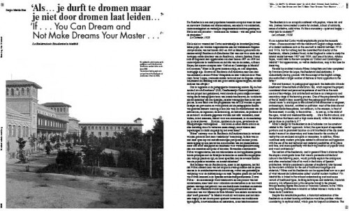 ‘If… you can Dream and Not Make Dreams Your Master…’  1