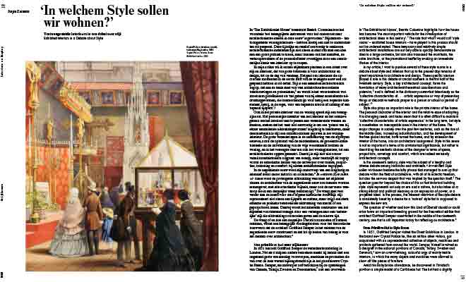 Published on Archined: ‘Im welchem Style sollen wir wohnen?’