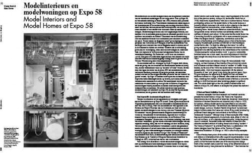 Model Interiors and Model Homes at Expo 58