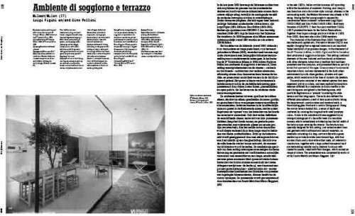 Ambiente di soggiorno e terrazzo
