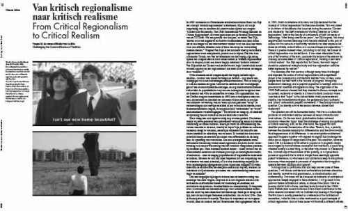From Critical Regionalism to Critical Realism