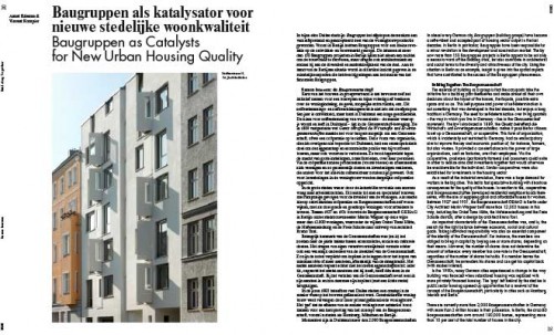 Baugruppen as Catalysts for New Urban Housing Quality
