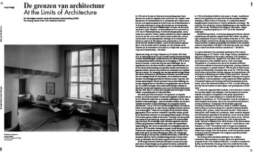 At the Limits of Architecture