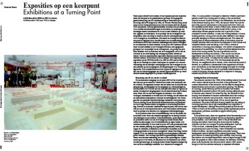 Exhibitions at a Turning Point